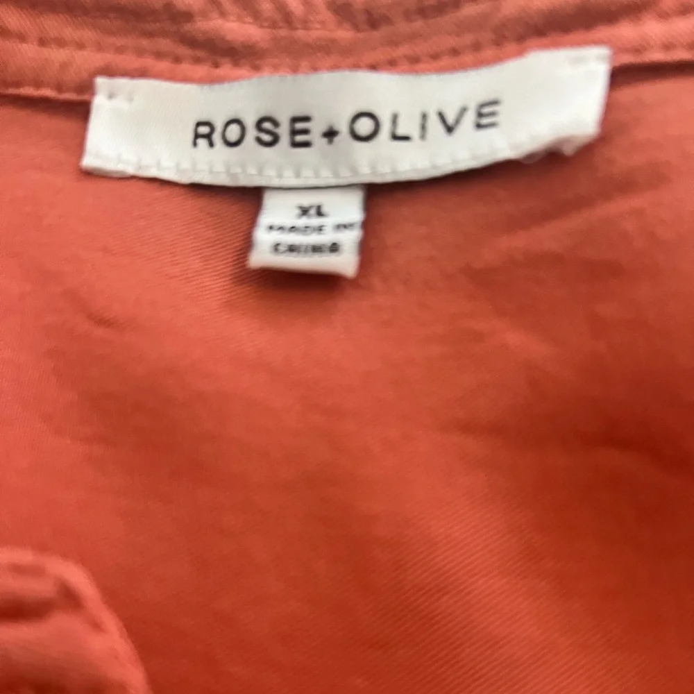 Rose & Olive Rust Blouse - Picture 7 of 9